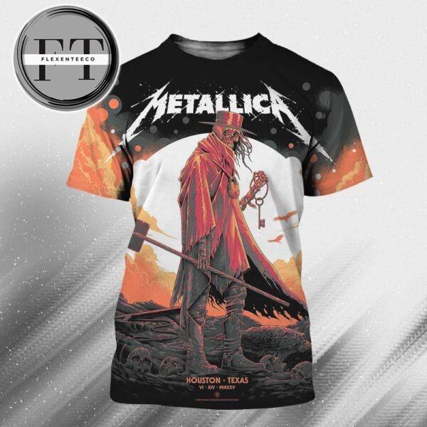 Metallica M72 Pop Up Shop At NRG Stadium In Houston Texas US On June 14 2025 All Over Print Shirt