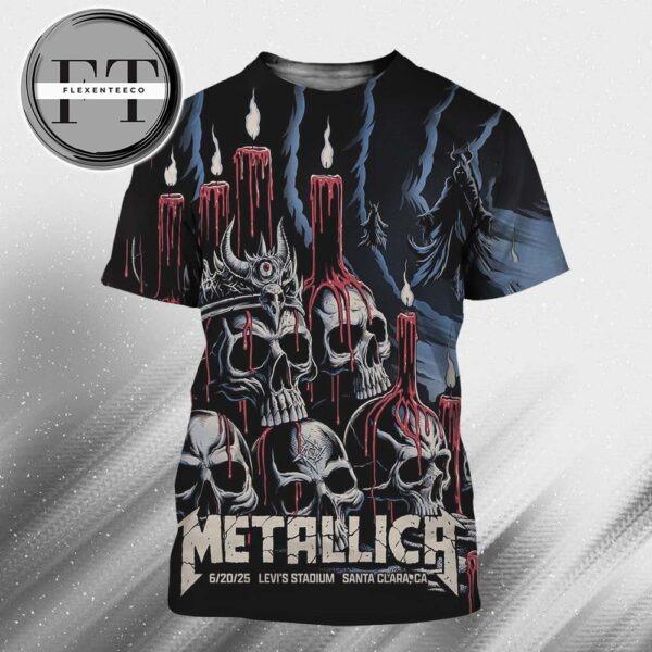 Metallica M72 Santa Clara Night 1 At Levi’s Stadium In California US On June 20 2025 All Over Print Shirt