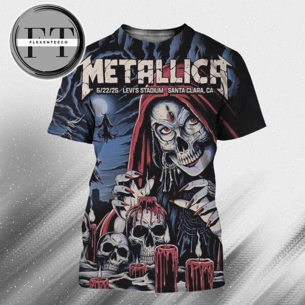 Metallica M72 Santa Clara Night 2 At Levi’s Stadium In California US On June 22 2025 All Over Print Shirt