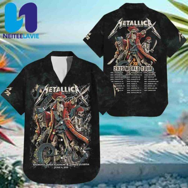 Metallica M72 Tampa In Tampa FL On June 6 2025 At Raymond James Stadium Exclusive Summer Hawaiian Shirt