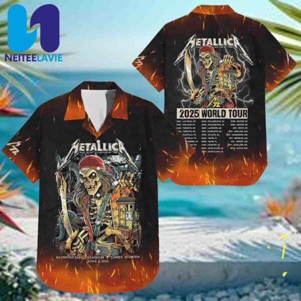 Metallica M72 Tampa In Tampa FL On June 8 2025 At Raymond James Stadium Exclusive Summer Hawaiian Shirt