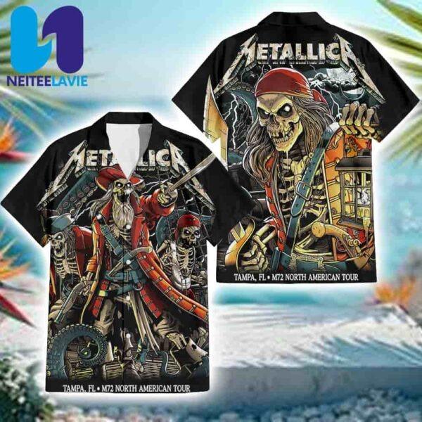 Metallica M72 Tampa Night 1 And Night 2 In Tampa FL On June 6-8 2025 At Raymond James Stadium Hawaiian Shirt