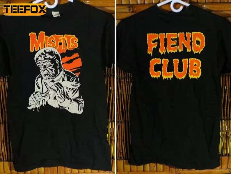 Misfits Fiend Club Album 1999 Short-Sleeve T-Shirt