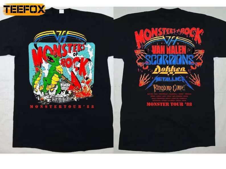 Monsters of Rock Tour 1988 Short-Sleeve T-Shirt