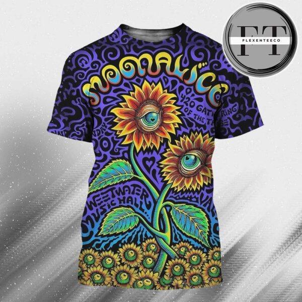 Moonalice Music Show At Sweetwater Music Hall In Millvalley CA On April 20 2025 420 Gathering Of The Tribe All Over Sprint Shirt