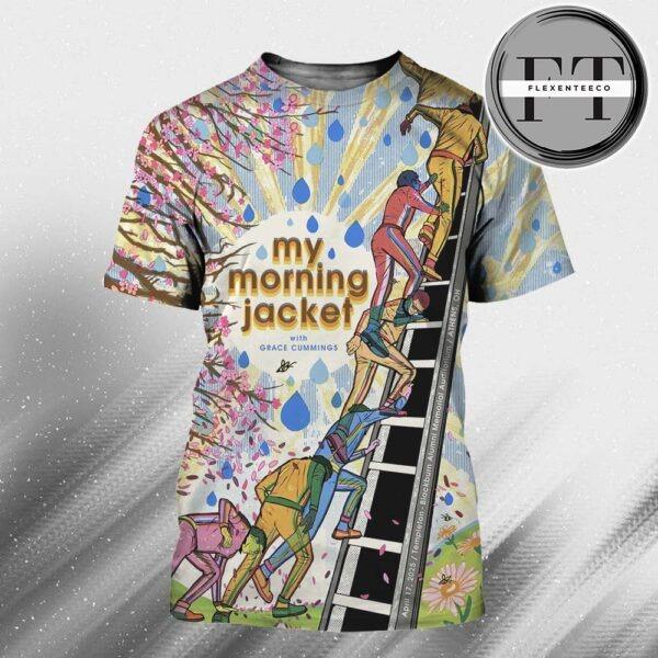 My Morning Jacket Music Show At Templeton Blackburn Alumni Memorial Auditorium Athens Oh On April 17th 2025 Climbing The Ladder All Over Sprint Shirt