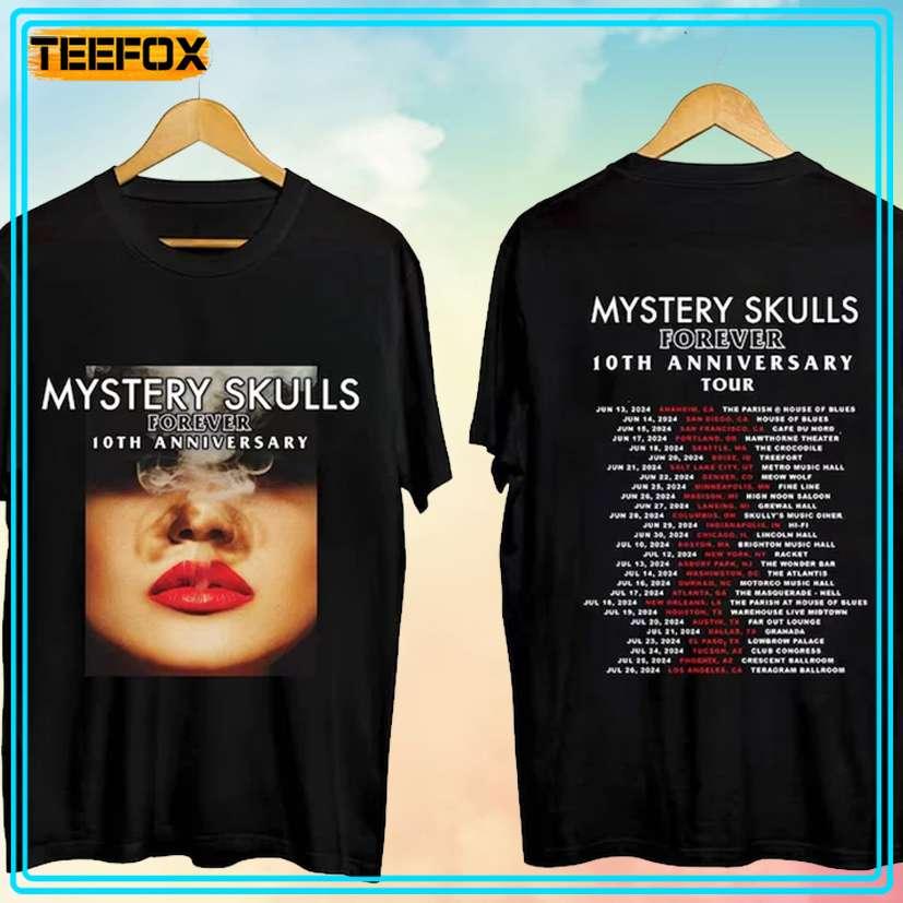 Mystery Skulls - Forever 10th Anniversary Tour 2024 Unisex T-Shirt