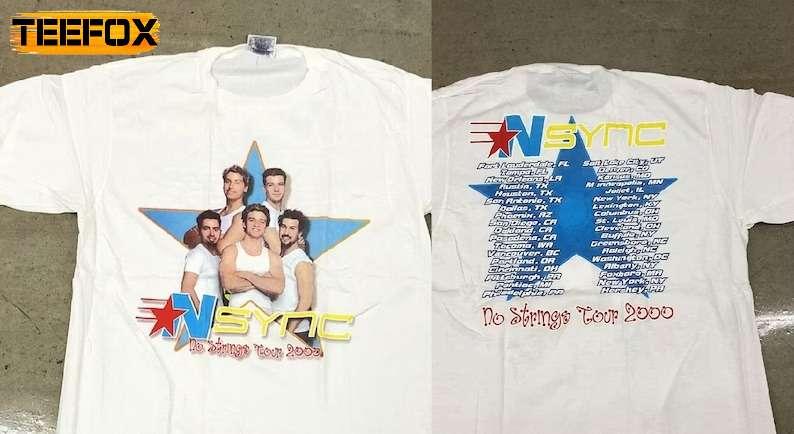 Nsync Bang Tour No Strings 2000 Short-Sleeve T-Shirt