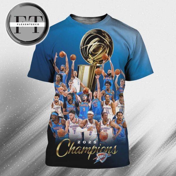 Oklahoma City Thunder Is The Champions NBA 2025 All Over Print Shirt