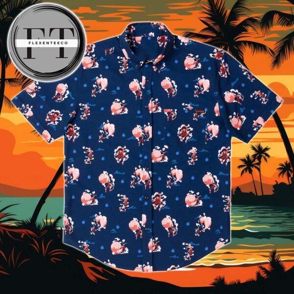 One Piece Luffy Gear Second RSVLTS Collection 2025 Summer Hawaiian Shirt
