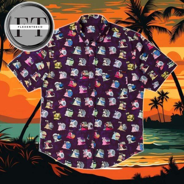 One Piece Puru Puru Puru RSVLTS Collection 2025 Summer Hawaiian Shirt