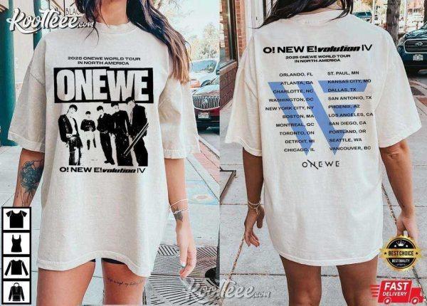 Onewe O New Evolution World Tour In North America T-Shirt