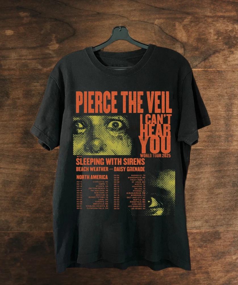 Pierce the Veil Band Tour 2025 T-shirt
