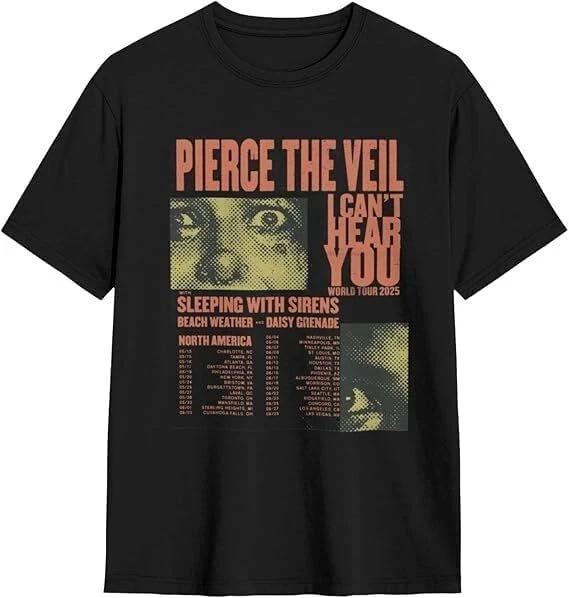Pierces Singer The Veils 2025 Music Tour Shirt