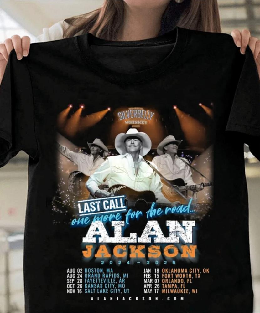 Popular Alan Jackson Tour 2025 T-shirt