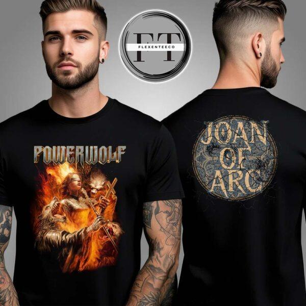 Power Wolf Joan Of Arc Two Sided Unisex T-Shirt