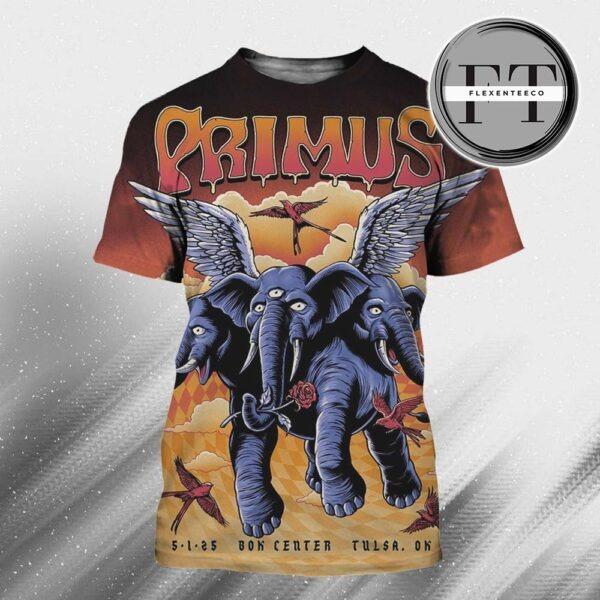 Primus Sessanta V2.0 At BOK Center In Tulsa OK On May 1 2025 All Over Print Shirt