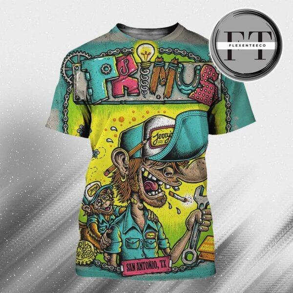 Primus Sessanta V2.0 At Freeman Coliseum In San Antonio Tx On April 29 2025 All Over Print Shirt