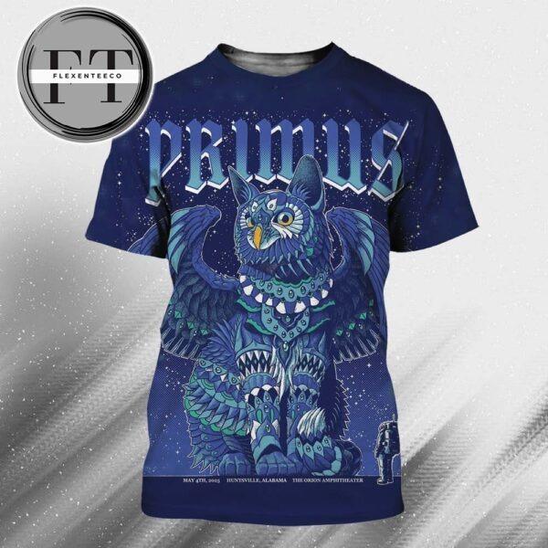 Primus Sessanta V2.0 At The Orion Amphitheater In Huntsville AL On May 4 2025 All Over Print Shirt
