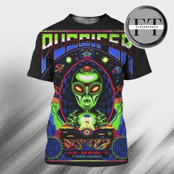 Puscifer Sessanta V2.0 At Freeman Coliseum In San Antonio Tx On April 29 2025 All Over Print Shirt