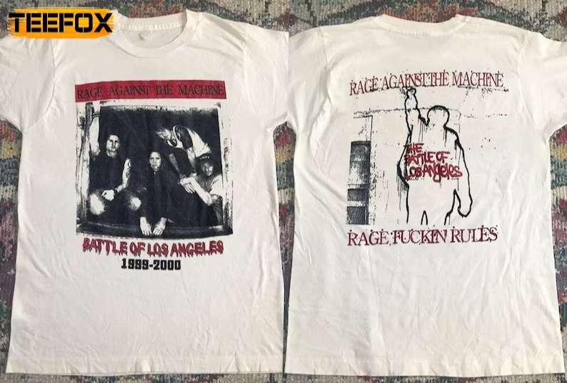 Rage Against The Machine The Battle Of Los Angeles 1999-2000 Short-Sleeve T-Shirt
