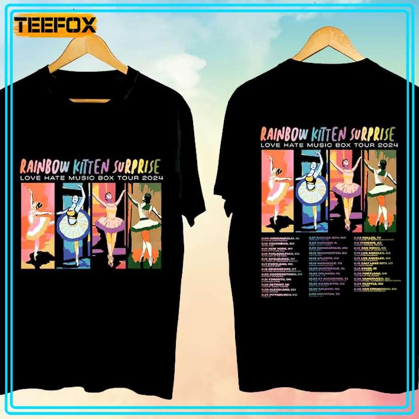 Rainbow Kitten Surprise - Love Hate Music Box Tour 2024 T-Shirt
