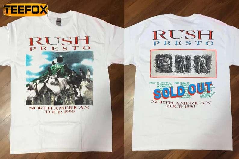 Rush Presto North American Tour 1990 Short-Sleeve T-Shirt