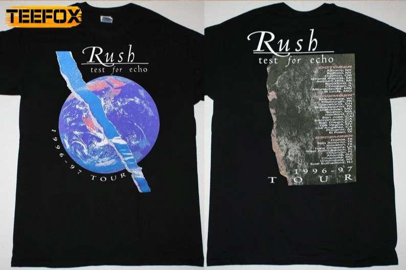 Rush Test For Echo 1996-97 Tour Short-Sleeve T-Shirt