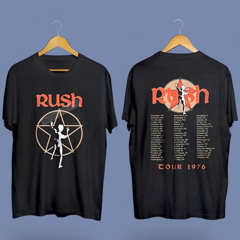 Rush Tour 1976 Retro Shirt