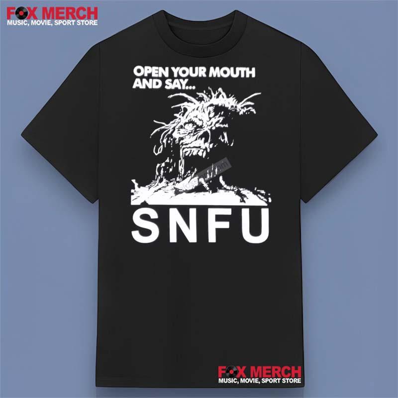 SNFU Open Your Mouth And Say Band Shirt