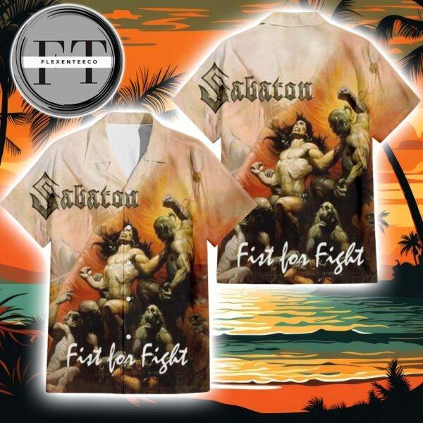 Sabaton Fist For Fight Album Cover 2025 Summer Hawaiian Shirt