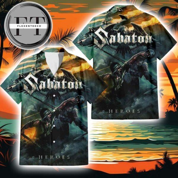 Sabaton Heroes Album Cover 2025 Summer Hawaiian Shirt