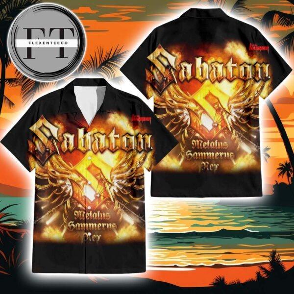 Sabaton Metalus Hammerus Rex Album Cover 2025 Summer Hawaiian Shirt