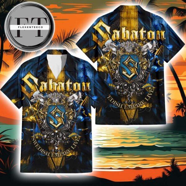 Sabaton Swedish Empire Live Album Cover 2025 Summer Hawaiian Shirt