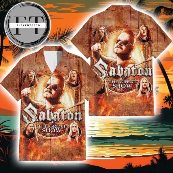 Sabaton The Great Show Album Cover 2025 Summer Hawaiian Shirt