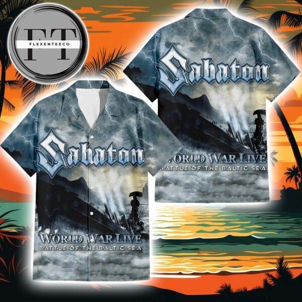 Sabaton World War Live Battle Of The Baltic Sea Album Cover 2025 Summer Hawaiian Shirt