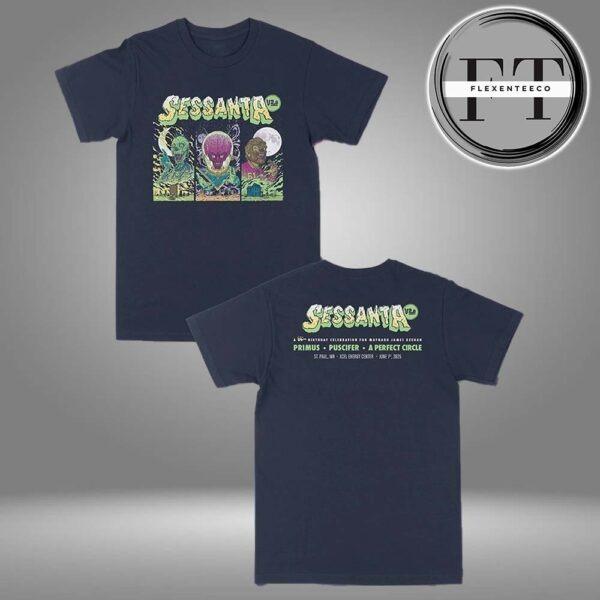 Sessanta V2.0 At Xcel Energy Center In ST Paul MN On June 1st 2025 Two Sided Unisex T-Shirt