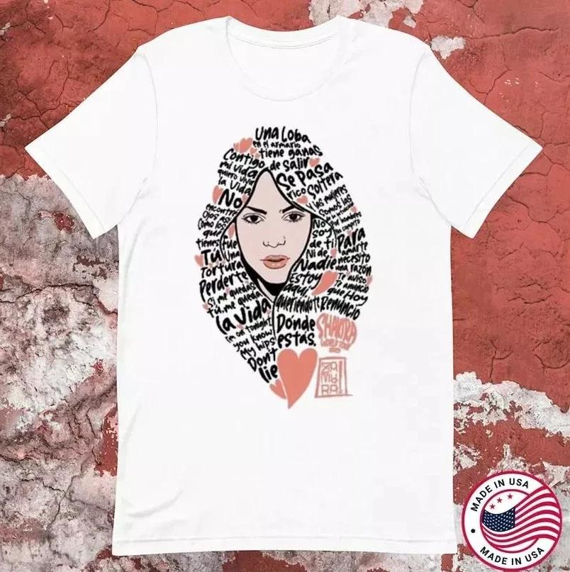 Shakira Song Las Mujeres Ya No Lloran World Tour 2025 T-shirts