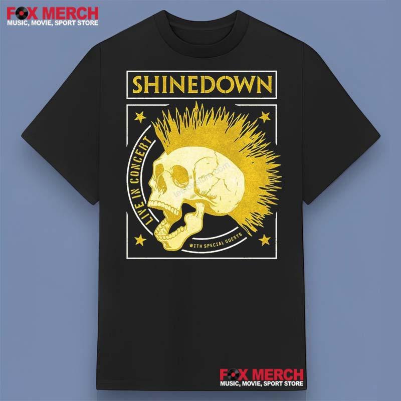 Shinedown Live In Concert Skull Shirt