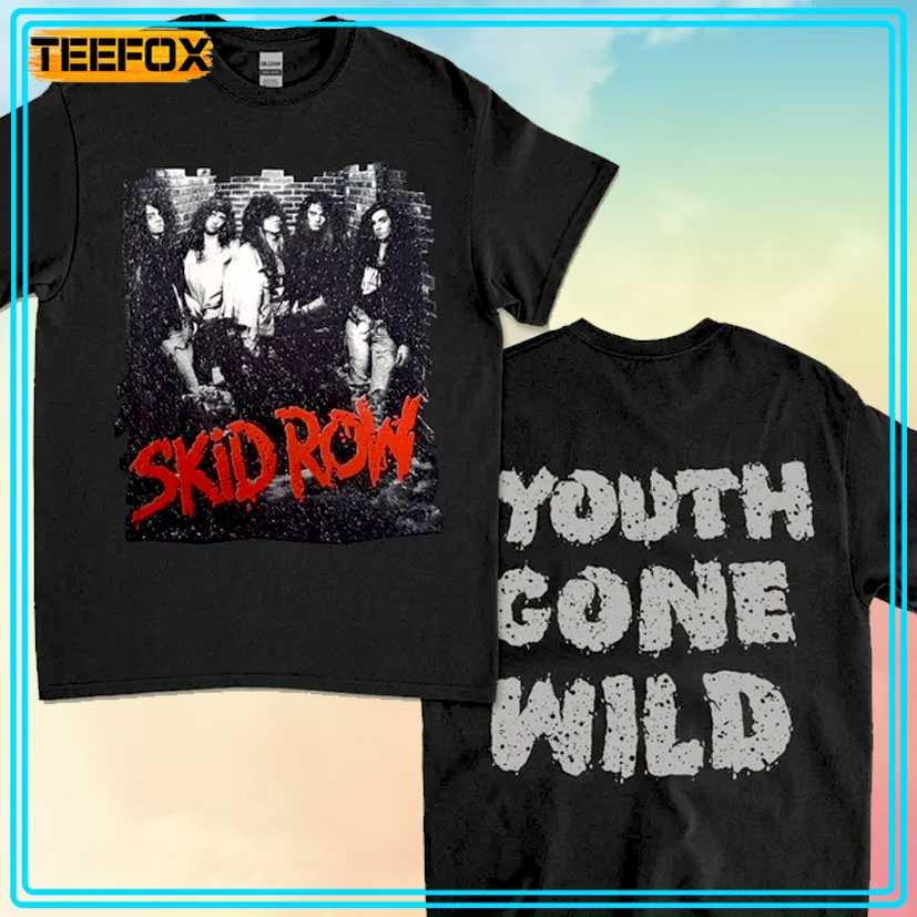 Skid Row Youth Gone Wild Tour 1989 Retro T-Shirt