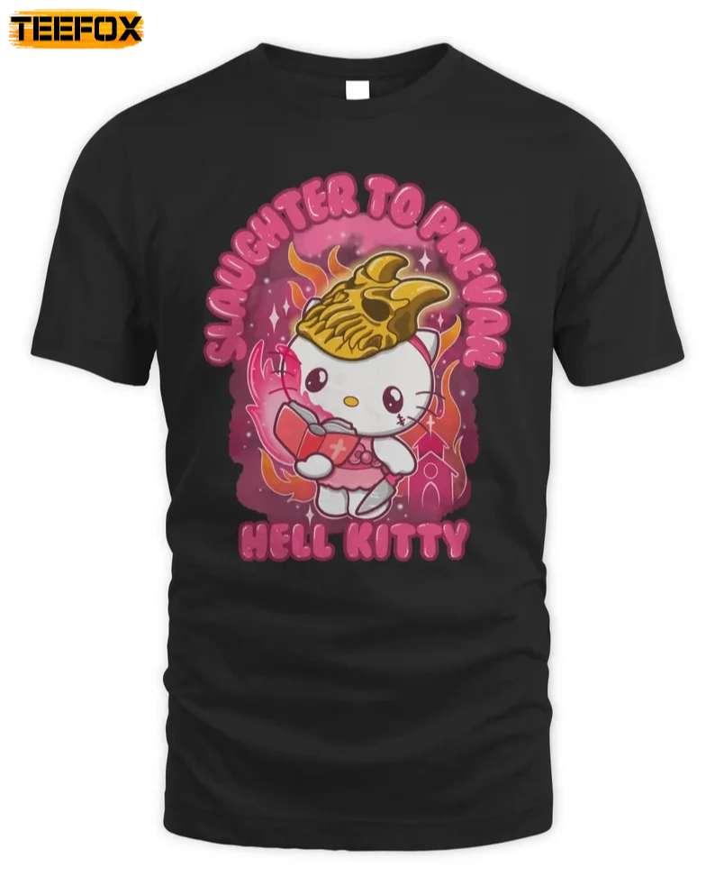 Slaughter To Prevail Merchandise Hell Kitty Adult Short-Sleeve T-Shirt