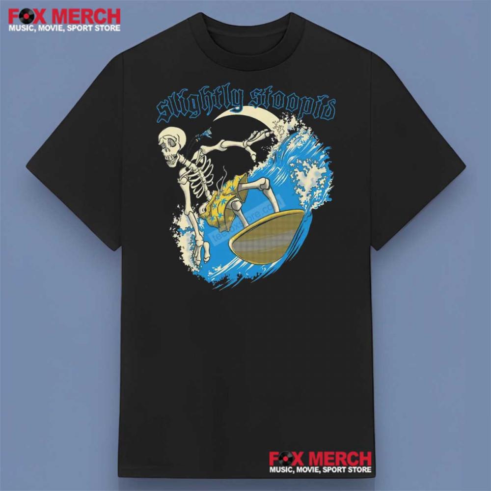 Slightly Stoopid Surfing Skeleton Shirt