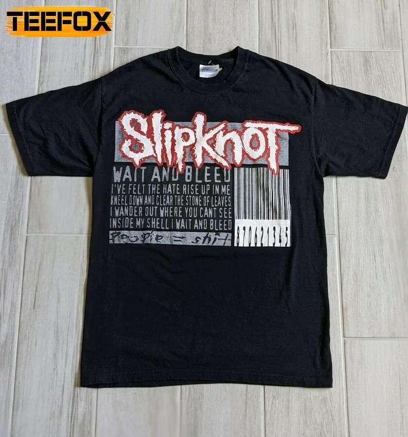 Slipknot 2000 Barcode Wait and Bleed T-Shirt