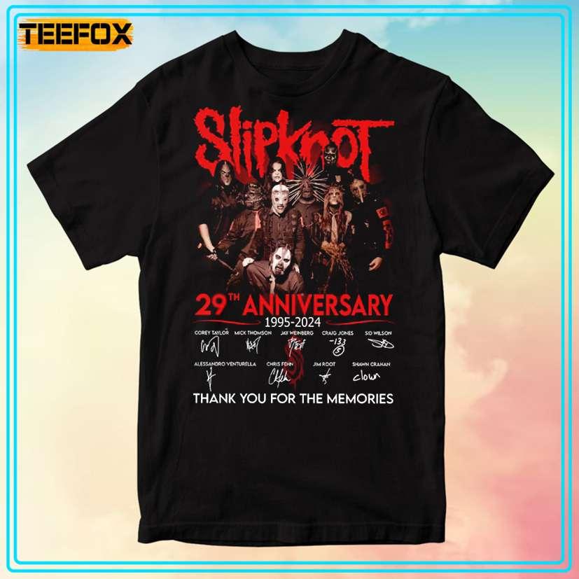 Slipknot Band 29th Anniversary 2024 T-Shirt