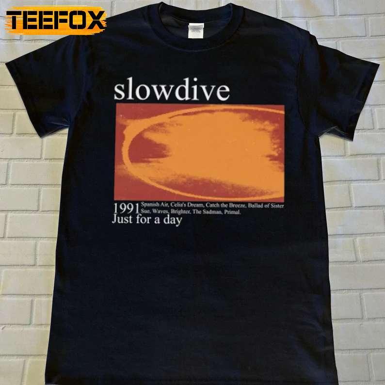 Slowdive 1991 Just For a Day Rock Band T-Shirt
