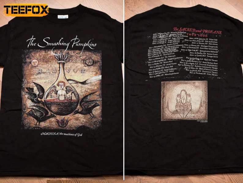 Smashing Pumpkins Machina Tour The Sacred and Profane Tour 2000 Short-Sleeve T-Shirt