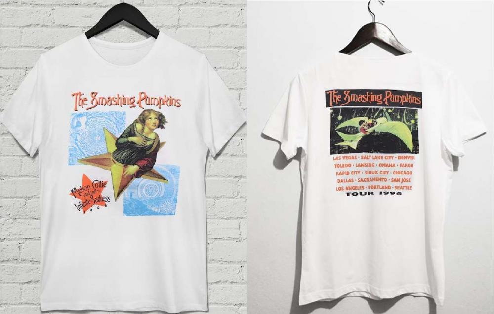 Smashing Pumpkins Mellon Collie And The Infinite Sadness Tour 1996 T-Shirt Merch