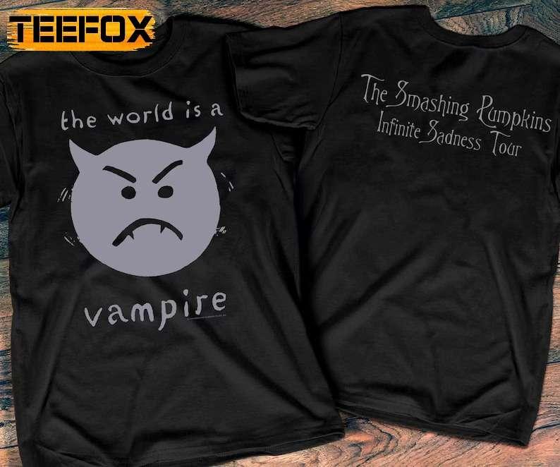 Smashing Pumpkins World Is A Vampire Infinite Sadness Tour 1996 T-Shirt