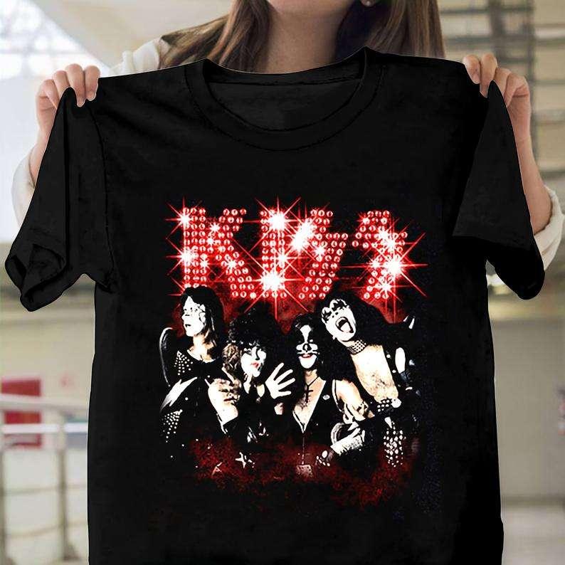 Smoke and Mirrors KISS Rock Band T-Shirt