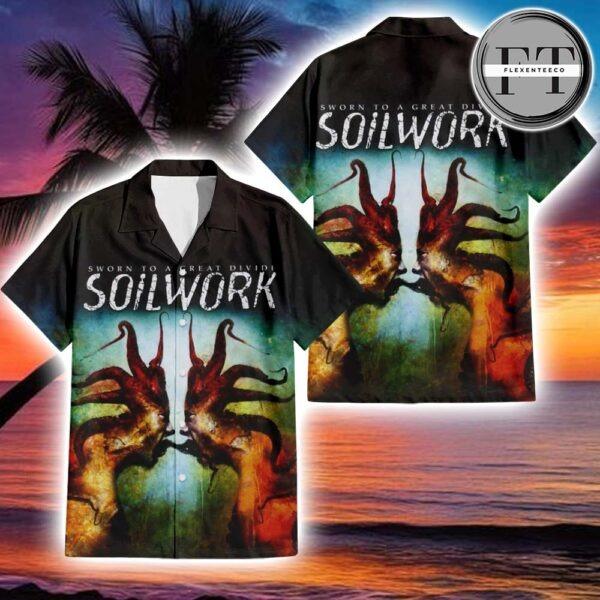 Soilwork Sworn To A Great Divide Album Cover 2025 Hawainn T-Shirt